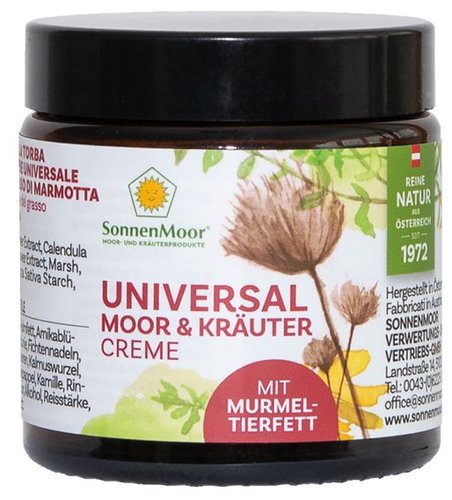 SonnenMoor Universal Moor und Kräutercreme mit Murmeltierfett