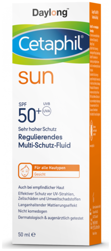 Cetaphil Sun Daylong Regulierendes Multi-Schutz-Fluid Gesicht SPF50+