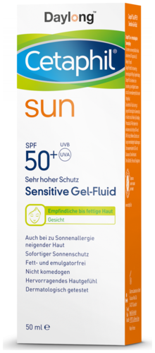 Cetaphil Sun Daylong Sensitive Gel-Fluid Gesicht SPF50+
