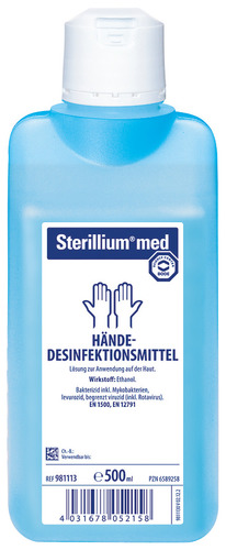 Sterillium med Händedesinfektion