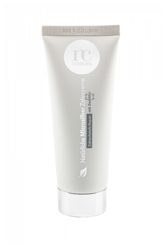 Novacare Natürliche Aufbau-Zahncreme Zahnschmelz-Repair mit Zeolith und Microsilber