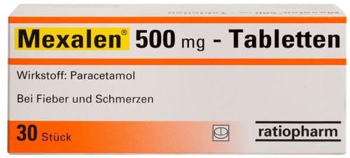Mexalen 500 mg Tabletten