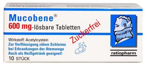Mucobene 600 mg lösbare Tabletten