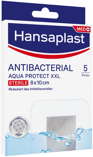 Hansaplast Antibakteriell Aqua Protect XL/XXL