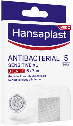 Hansaplast Antibakteriell Sensitive XL/XXL