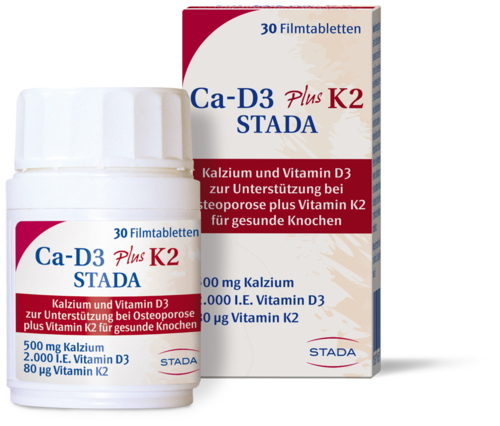 Ca-D3-Stada plus K2 Filmtabletten