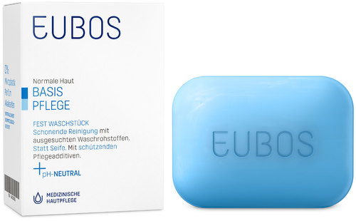 Eubos Basis Pflege Fest Waschstück Blau