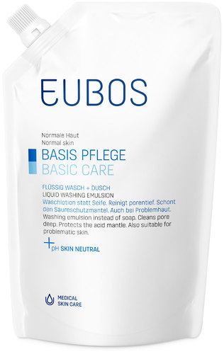 Eubos Basis Pflege Flüssig Wasch + Dusch Blau