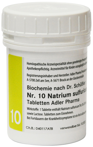 Adler Schüßler Salz Nr. 10 | Natrium sulfuricum D6