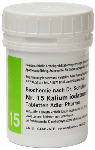 Adler Schüßler Salz Nr. 15 | Kalium jodatum D12