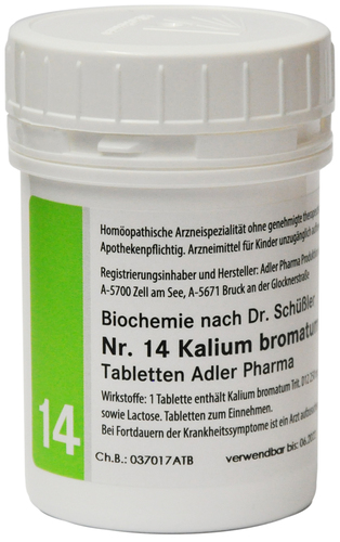 Adler Schüßler Salz Nr. 14 | Kalium bromatum D12