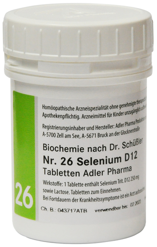 Adler Schüßler Salz Nr. 26 | Selenium D12