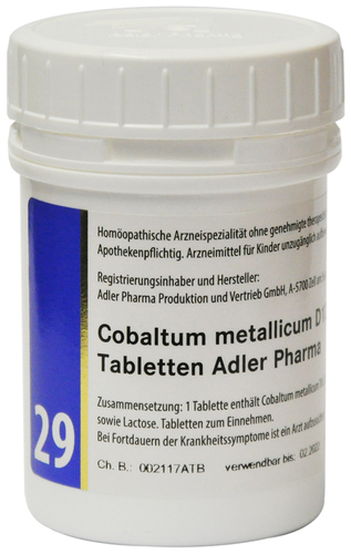 Adler Schüßler Salz Nr. 29 | Cobaltum metallicum D12