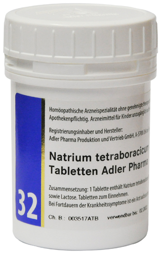 Adler Schüßler Salz Nr. 32 | Natrium tetraboracicum D12