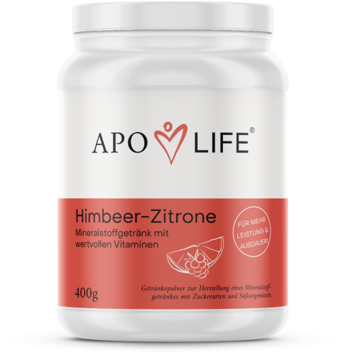 ApoLife Mineralstoffgetränk Himbeer-Zitrone