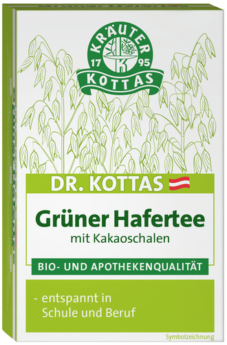 Dr. Kottas Grüner Hafertee mit Kakaoschalen