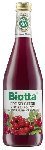 Biotta Preiselbeere Bio Saft