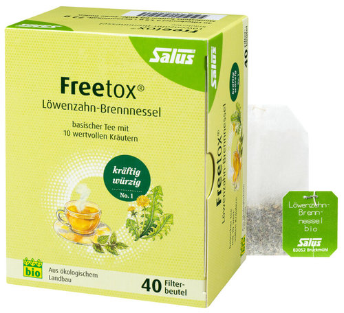 Salus Freetox Löwenzahn-Brennnessel Kräutertee bio