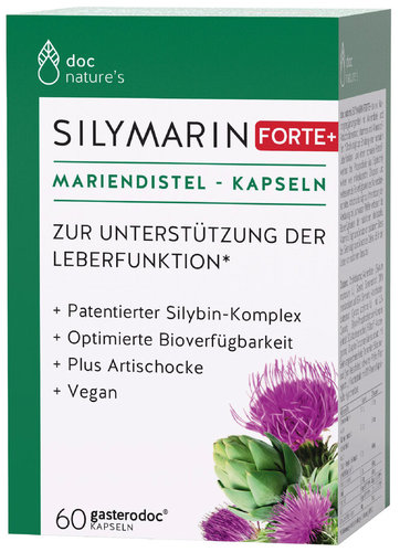 doc nature‘s Silymarin Forte + Mariendistel-Kapseln