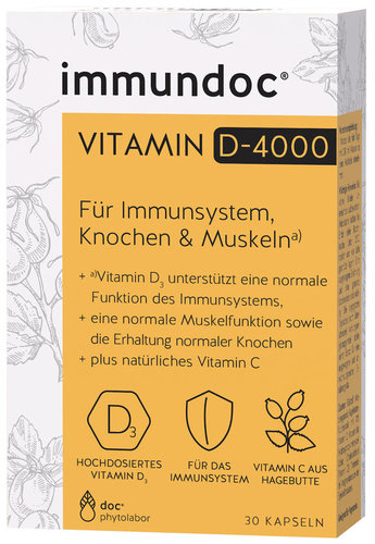 immundoc Vitamin D-4000 Kapseln 