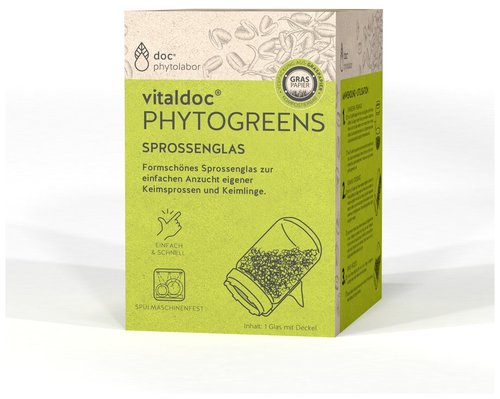 vitaldoc Phytogreens Sprossenglas