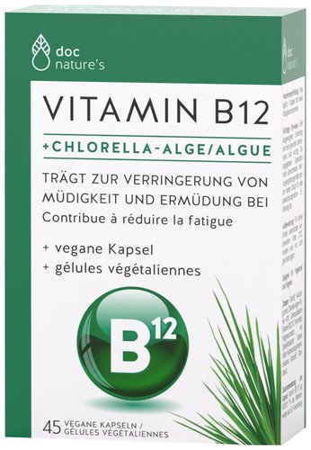 doc nature's Vitamin B12 + Chlorella-Alge