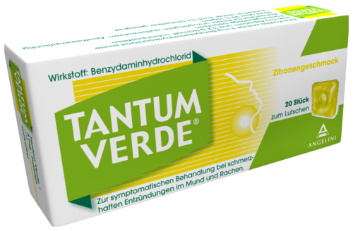 Tantum Verde Pastillen mit Zitronengeschmack