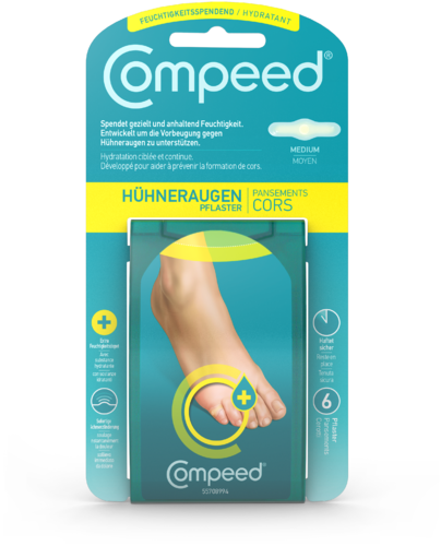 Compeed Hühneraugenpflaster Medium feuchtigkeitsspendend
