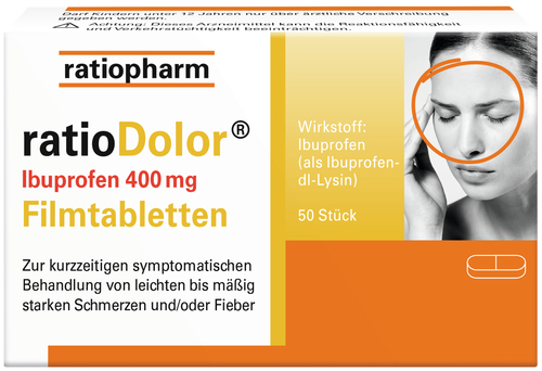 ratioDolor Ibuprofen 400 mg Filmtabletten