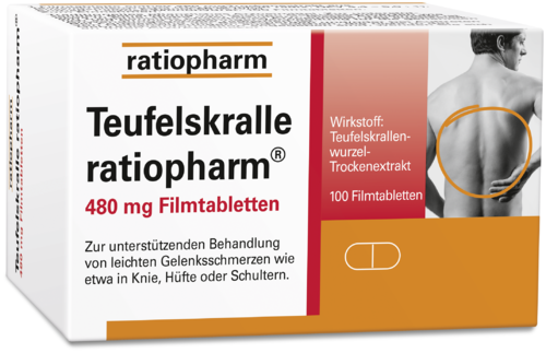 Teufelskralle ratiopharm 480 mg Filmtabletten