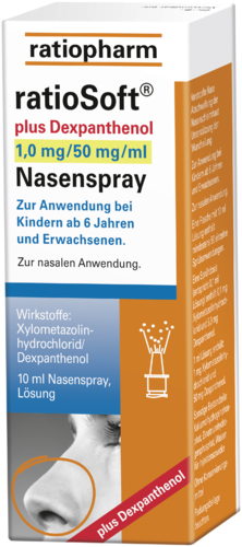 ratioSoft plus Dexpanthenol 1,0 mg/50 mg/ml Nasenspray