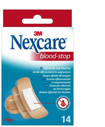 Nexcare Blood Stop Blutstillende Pflaster, assortiert