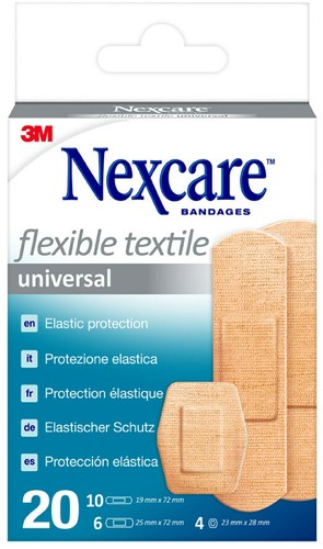 Nexcare Flexible Textile Universal Pflaster