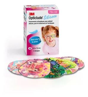Opticlude Silicone Augenpflaster Midi Mädchen