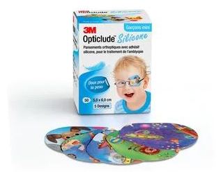 Opticlude Silicone Augenpflaster Mini Jungen