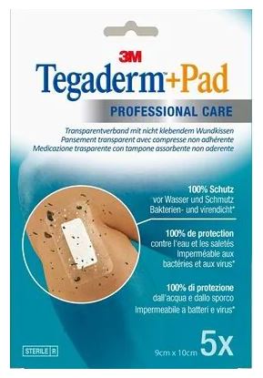 Tegaderm Pad Transparentverband 9 cm x 10 cm,