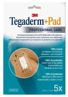 Tegaderm Pad Transparentverband 9 cm x 15 cm