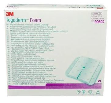 Tegaderm Schaumverband 8,8 cm x 8,8 cm geschlitzt