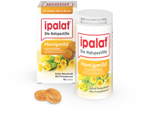 ipalat Halspastillen Honigmild