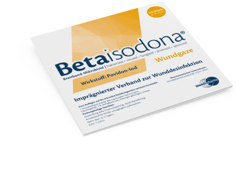 Betaisodona Wundgaze 10x10 cm