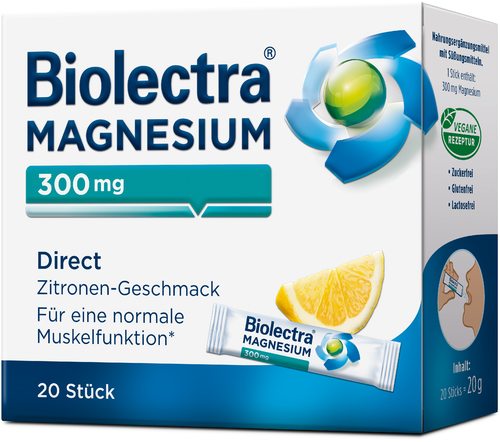 Biolectra Magnesium 300 mg Direct Zitrone