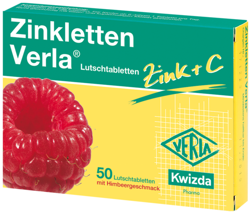 Zinkletten Verla 5 mg Himbeere