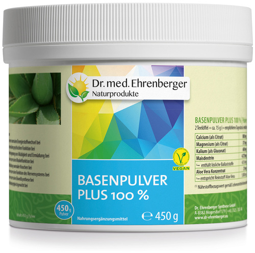 Dr. Ehrenberger Basenpulver Plus 100 %