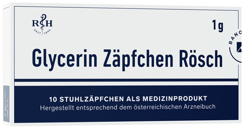 Glycerin Zäpfchen Rösch 1g