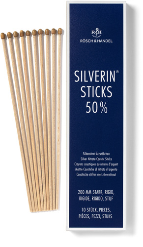 Silverin Sticks 50% mit Silbernitrat 200mm starr
