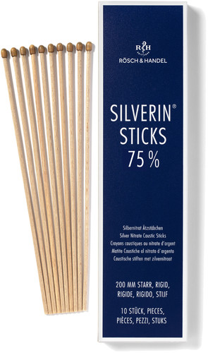 Silverin Sticks 75% mit Silbernitrat 200mm starr