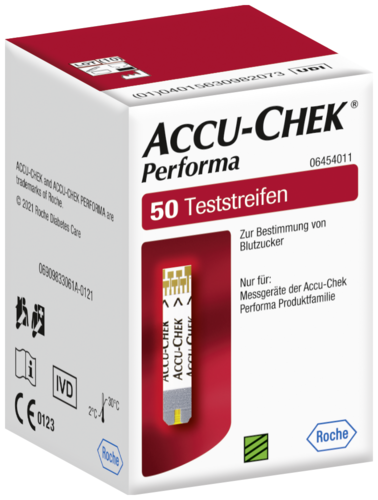 Accu-Chek Performa Teststreifen zur Glukosebestimmung