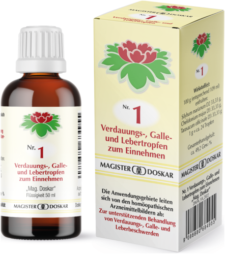 Magister Doskar Nr. 1 Verdauungs-, Galle- und Lebertropfen