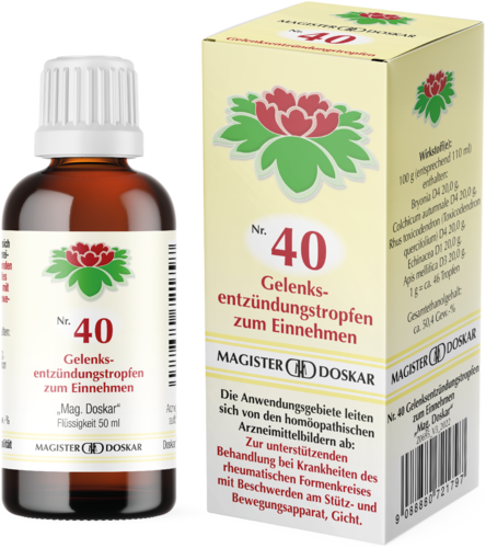 Magister Doskar Nr. 40 Gelenksentzündungstropfen