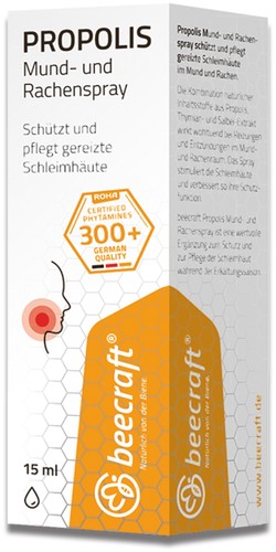 Beecraft Propolis Mund- und Rachenspray